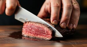 Uma-fatia-grossa-de-Fraldinha-300x164 Os 7 Melhores Cortes de Carne Para o Seu Churrasco (Lista + Benefício)