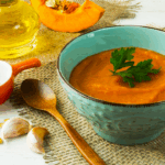 creme de abóbora assada